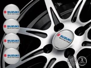 Suzuki Style Cache-Moyeu Bombé Logos Personnalisés